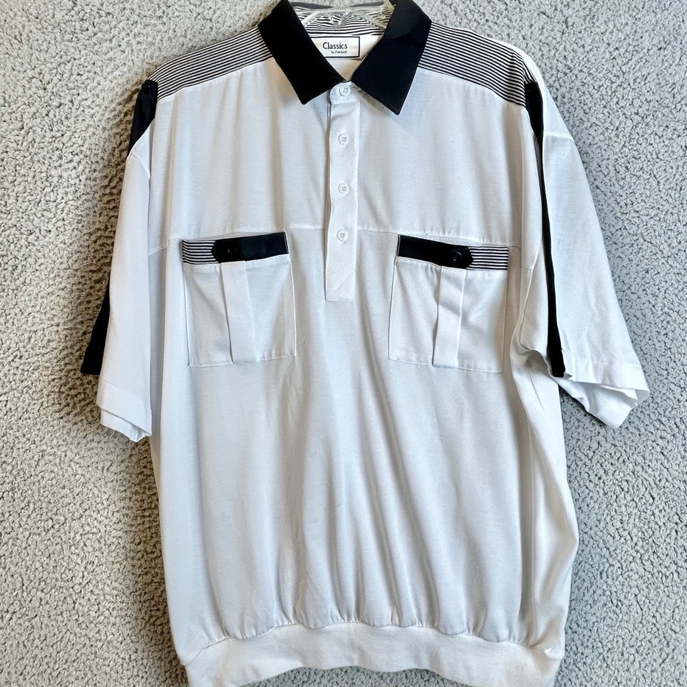 Men's Vintage Classics By Palmland Polo Shirt Size XL Preppy Old Money Sopranos